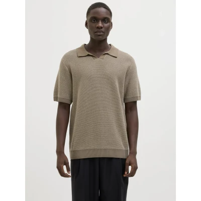 Afbeelding van Jack &amp; Jones Ceaston Knit Polo Heren Maat S