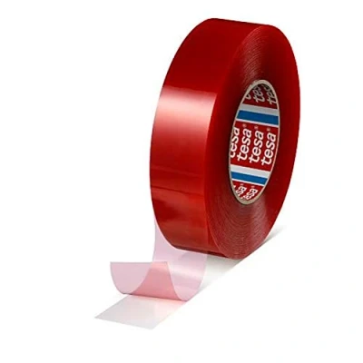 Afbeelding van tesa fix 4965 sterk dubbelzijdig plakband transparant, lengte: 50 m, verschillende breedtes (19 mm x m)