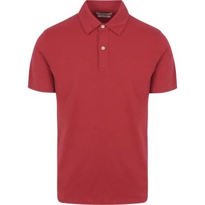 Afbeelding van King Essentials The James Poloshirt Rood maat XL heren met Modern fit Pasvorm Katoen Suitable Herenkleding