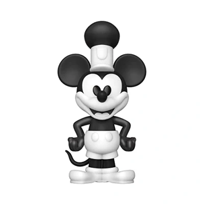 Afbeelding van Funko Vinyl Soda: Steamboat Willie Mickey 1 van de 6 Kans om Een Zeldzame Chase variant te hebben (May Vary stijlen) Figuur verzamelen Cadeau idee Officiële Producten