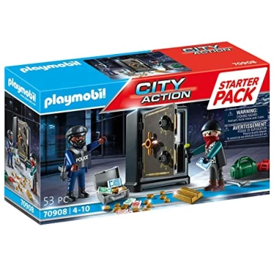 Image de Playmobil City Action 70908 Policier avec cambrioleur