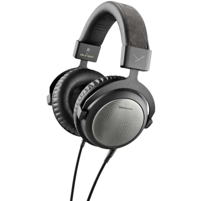 Afbeelding van T5 HiFi hoofdtelefoon met kabel, Tesla Technology, 32 Ohm, zwart