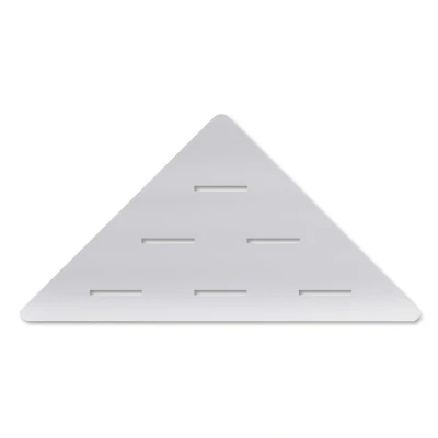 Afbeelding van LoooX Corner Shelf hoekplanchet 30x22cm geschikt voor in doucheruimte wit