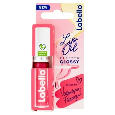 Afbeelding van Labello Lip Oil Glossy Effect Lippen, 5,5 g, Pink Rock, mm