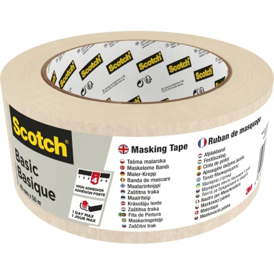 Afbeelding van Afplaktape Scotch Basic 48mmx50m beige