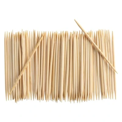 Afbeelding van [2000 stuks] Bamboe houten Tandenstoker Ronde tweepuntige tandenstoker..