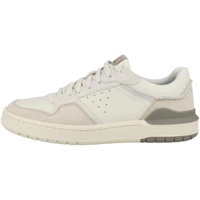 Afbeelding van Clarks COURTLITE2 Sneakers laag, Heren, Maat: 40, Off white Leer