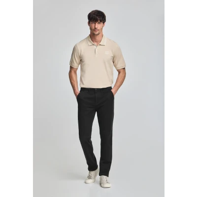 Afbeelding van Zwarte slim fit chino Moore