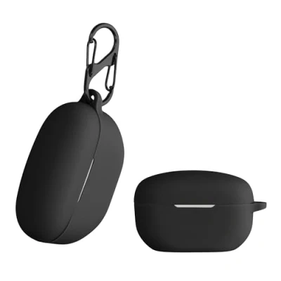 Afbeelding van kwmobile Hoes geschikt voor Sony WF 1000XM5 Siliconen cover oordopjes in zwart