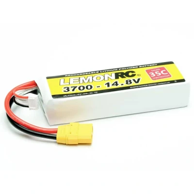 Afbeelding van LemonRC LiPo accupack 14.8 V 3700 mAh Aantal cellen: 4 35 C Softcase XT90