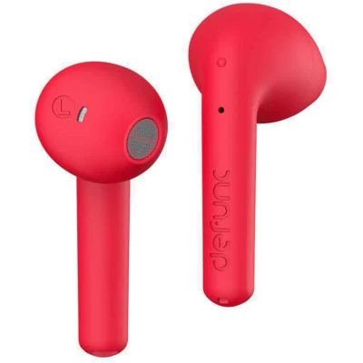 Afbeelding van Defunc True Lite Earbuds draadloze oordopjes Bluetooth oortjes Met ENC noise cancelling functie Red