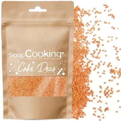 Afbeelding van ScrapCooking Zoete decoraties mini gouden ballen 80 g Bakdecoraties 7411