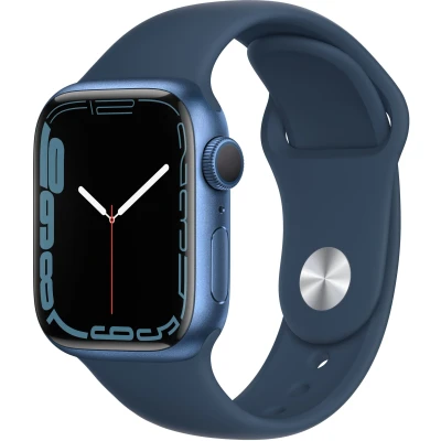 Afbeelding van Refurbished Apple Watch Series 7 GPS Blue / 41mm Zichtbare gebruikssporen