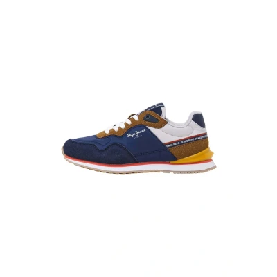 Afbeelding van Pepe Jeans London JUMP Sneakers laag voor kinderen, Maat: 33, Navy Kunststof