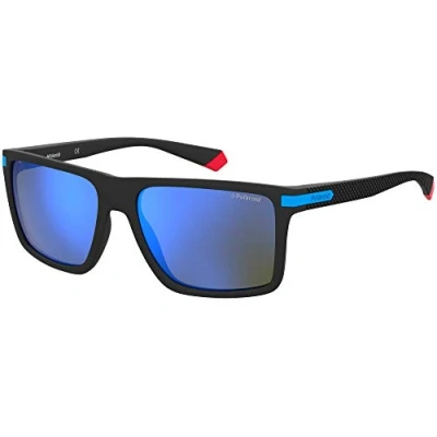 Afbeelding van Polaroid Pld 2098/S Zonnebril voor heren, 1 stuk, Zwart Blauw