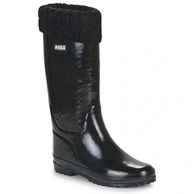 Afbeelding van Aigle Eliosa Regenlaarzen, Dames, Maat: 40, Noir Natuurrubber