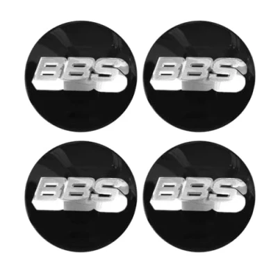 Afbeelding van SANSHAOS 4 stuks naafdoppen voor het midden van de auto met BBS logo 70 mm