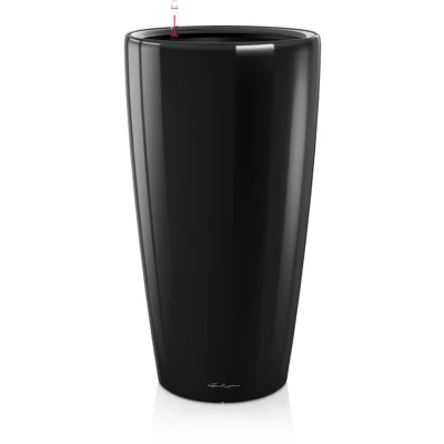 Afbeelding van Lechuza Rondo premium 32 Zwart hoogglans