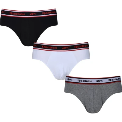 Afbeelding van Reebok Chase 3 PACK Slip, Heren, Maat: Large, Black/white/grey