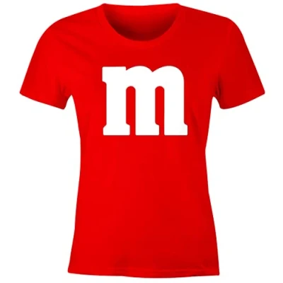 Afbeelding van MoonWorks® Dames T shirt met print M, Rood