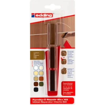 Afbeelding van edding 8901 reparatieset voor meubels blister van 3 notenhout