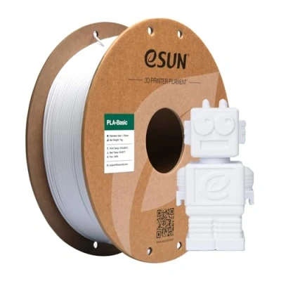 Afbeelding van eSUN EPLA filament 1,75 mm, hoge snelheid, nauwkeurigheid +/ 0,05 spoel van 1 kg, snel PLA voor 3D printers, grijs