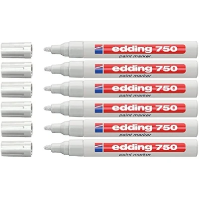 Afbeelding van Edding Glanslakmarker E 750 Cr Wit