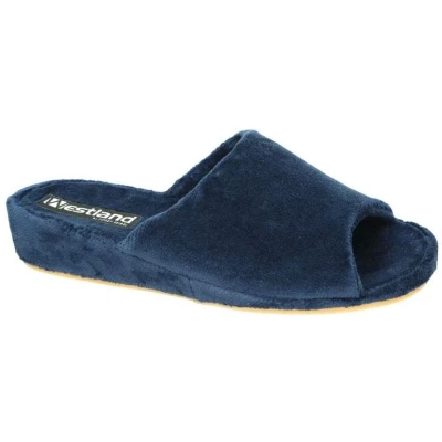 Afbeelding van Westland by Josef Seibel Bologna Pantoffels, Heren, Maat: 42, Marine Textiel