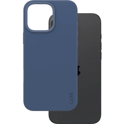 Afbeelding van PanzerGlass Hoesje Geschikt voor iPhone 16 Pro Max Siliconen CARE Fashion Case MagSafe Blauw