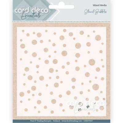 Afbeelding van Bubbles Stencil by Card Deco Essentials