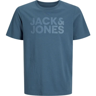 Afbeelding van JACK &amp; JONES Jjecorp Logo Tee Ss O hals Noos Jnr T shirt voor jongens, Donkerblauw