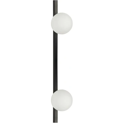 Afbeelding van Beliani ISABELLA Wandlamp 2 lampen Zwart IJzer
