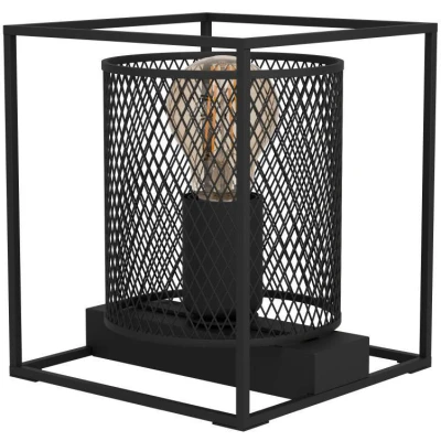 Afbeelding van EGLO Catterick Tafellamp E27 16,5 cm Zwart