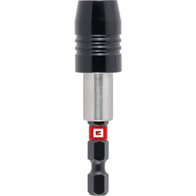 Afbeelding van Originele Einhell Impact snelwisselbithouder met schacht 1/4 inch E 6,3, 65 mm, (chroom vanadium, torsiezone, roestvrijstalen huls, snelwisselmechanisme)