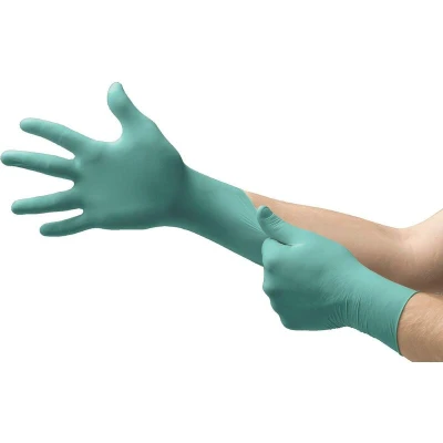 Afbeelding van Ansell NeoTouch 25 201 neopreen handschoenen, groen, maat 9,5 10 (doos met 100 handschoenen)
