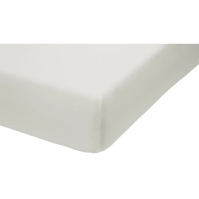 Afbeelding van Ambiante Katoen Splittopper Hoeslaken 200x200/210 Gebroken wit