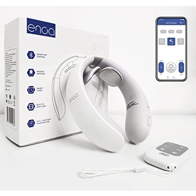 Afbeelding van ENOA M5 Slimme Nekmassageapparaat EMS/TENS Technologie 6 Modi &amp; 18 Intensiteiten Warmtefunctie tot 42C