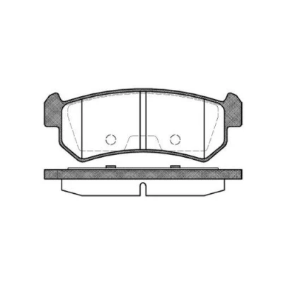 Afbeelding van REMSA 1048.00 Remblokkenset Achteras Met kleeffolie toebehoren CHEVROLET: Nubira Estate, Lacetti Hatchback, Saloon