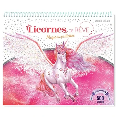 Afbeelding van LICORNES DE REVE CARNET CREATIF MAGIE DES PAILLETTES