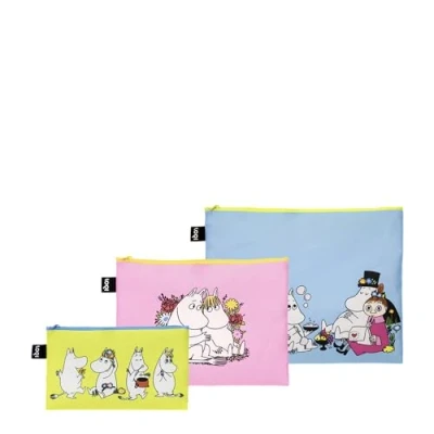 Afbeelding van LOQI Zip Pockets Moomin Together