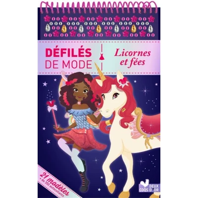 Image de Licornes et fees bloc spirale