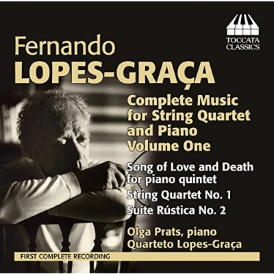 Afbeelding van Olga Prats en Quarteto Lopes Graça Fernando Graça: Complete Music For string quartet and Piano volume 1 (CD)
