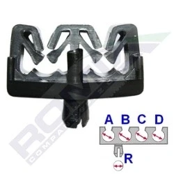 Afbeelding van ROMIX C60561 Clip PEUGEOT: 508 I SW, 205 Convertible, 206 Hatchback, CITROËN: Saxo Berlingo / First I, C4 Grand Picasso