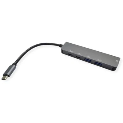 Afbeelding van VALUE USB Type C Docking Station, HDMI 4K60, 3x USB3.2 Gen1 (1x + 2x A), 1x PD
