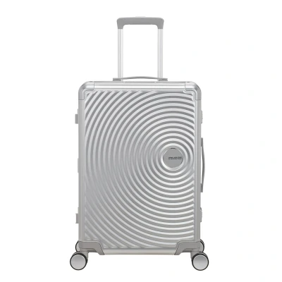 Afbeelding van American Tourister Soundbox Alu Spinner 68/25 TSA silver