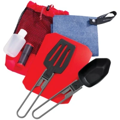 Afbeelding van MSR Ultralight Kitchen kookset rood/zwart