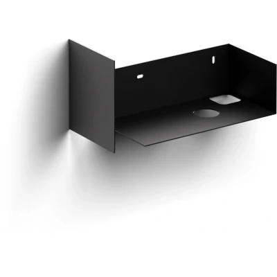 Afbeelding van Clou Flush Open kast met handdoekhouder tbv 3 rechts zwart