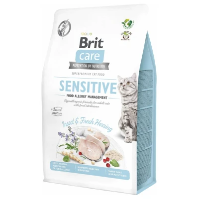 Afbeelding van Brit Care Sensitive Food Allergy Management Insecten Kattenvoer 400 g