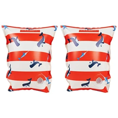 Afbeelding van Swim Essentials Zwembandjes 2 6 jaar Rood Wit Walvis