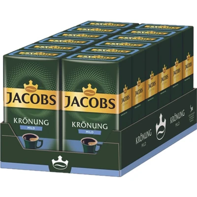 Afbeelding van Jacobs Kronung Mild Gemalen koffie 12x 500g